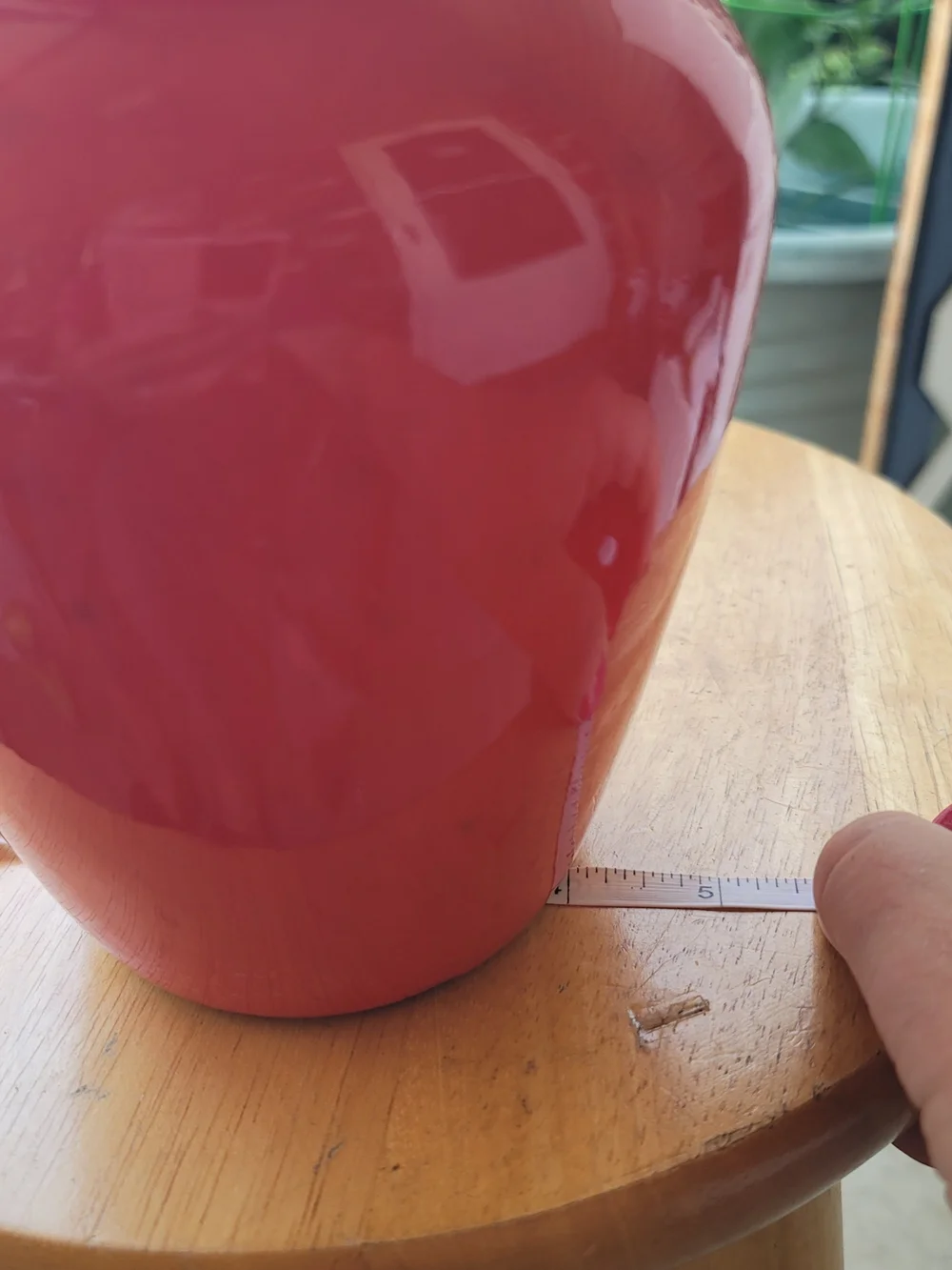 Vintage MCM Poppy Red California 479 USA Bulbous Vase